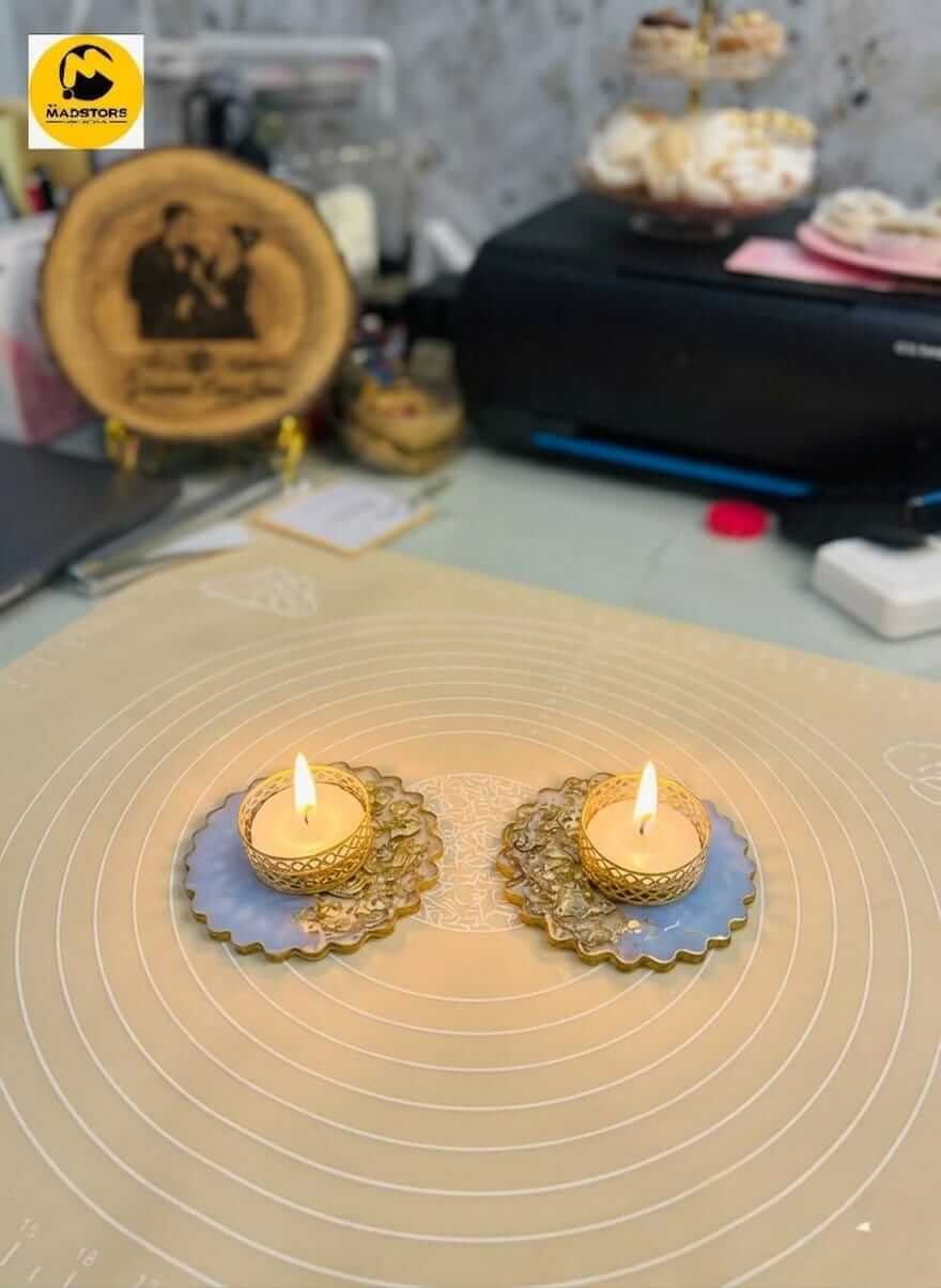 Tea-light holder (Agate Tea-light holder)