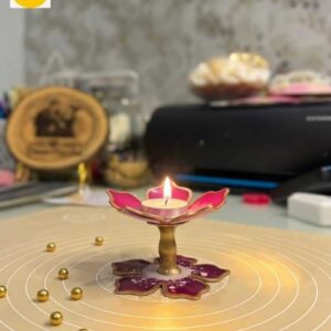 Resin Diya Holder